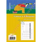 FATTURE A 3 ALIQUOTE IN DOPPIA COPIA . A5 E5289A